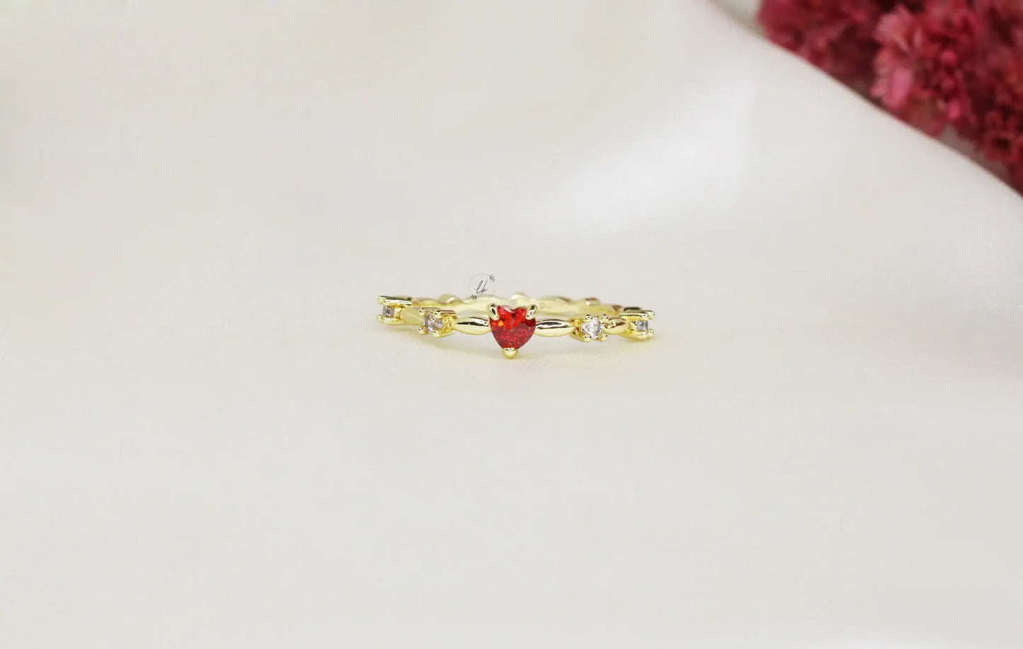 Gold Heart Eternity Ring – A Timeless Expression of Love and Elegance