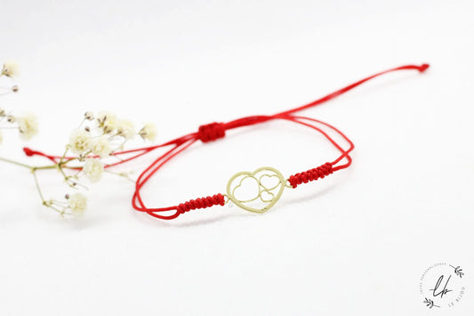 Pulsera "Eternal Love" con Corazón de Oro de 18K