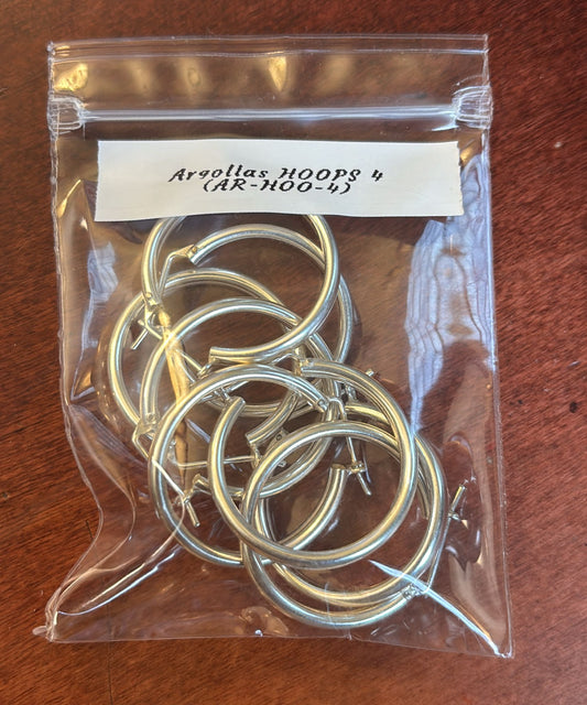 ARETES HOOPS ALESSIA #3 y 4
